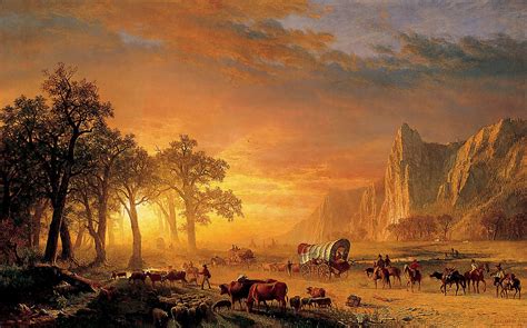 Albert Bierstadt Emigrants Crossing The Plains Emigrants Crossing the Plains - Albert Bierstadt - Crotos